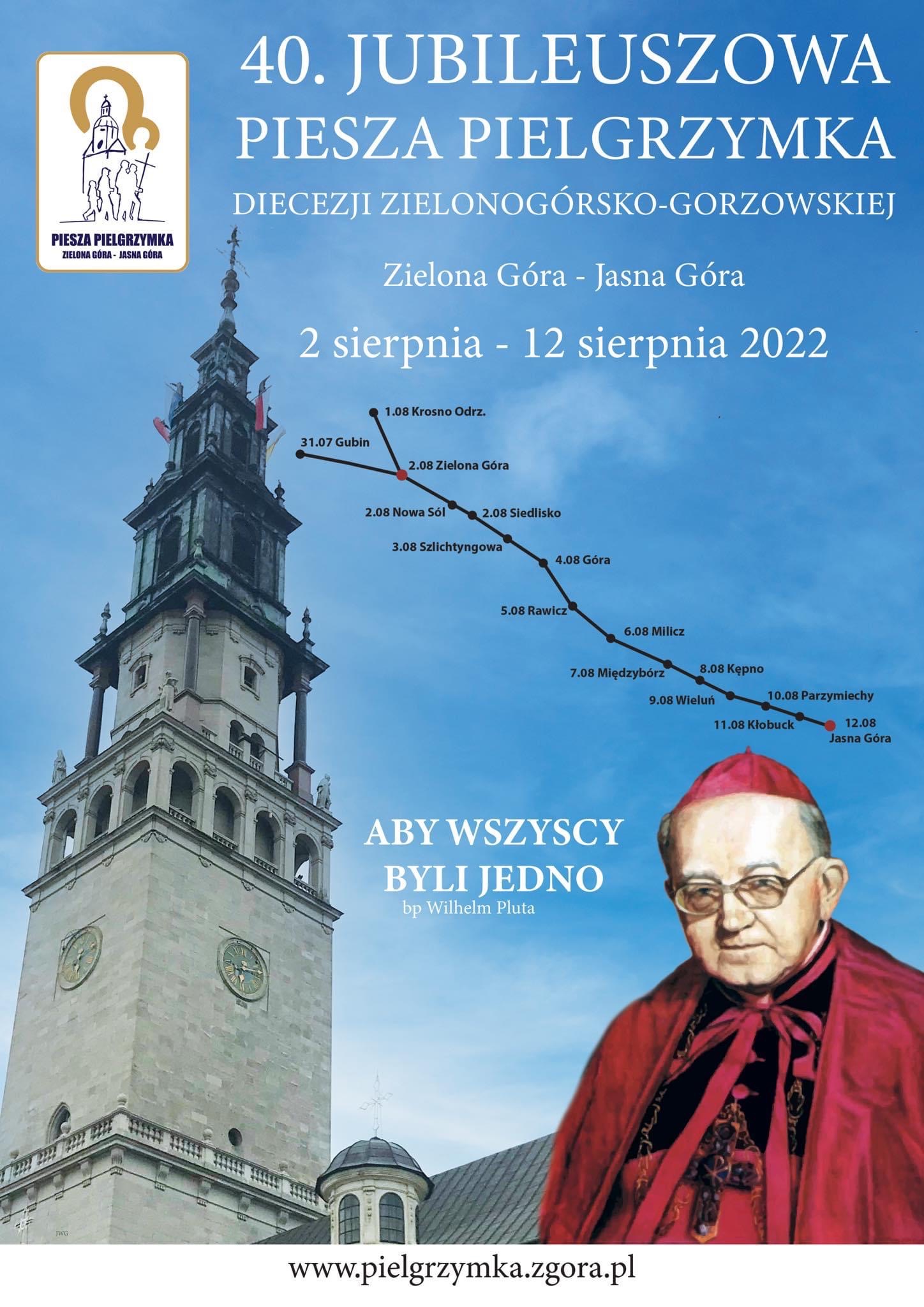 Plakat pielgrzymka 2022